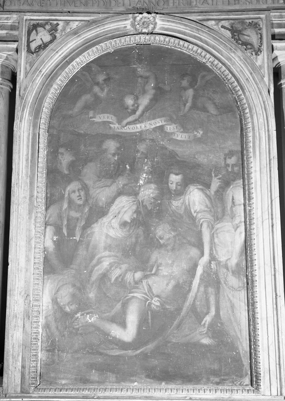 deposizione (dipinto) di Morandini Francesco detto Poppi (seconda metà sec. XVI)