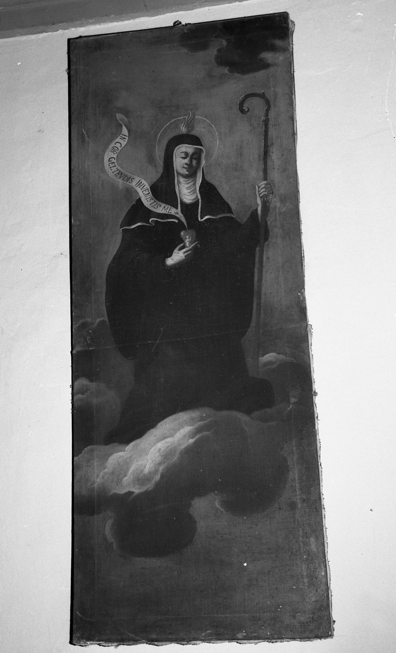 Santa Gertrude di Nivelles (dipinto) - ambito toscano (fine/inizio secc. XVIII/ XIX)