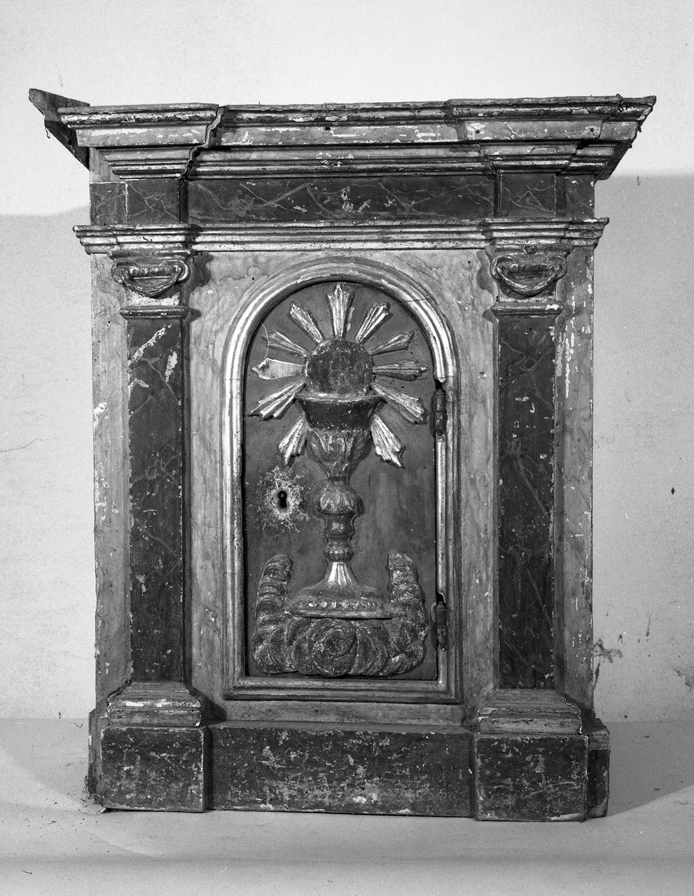 tabernacolo - a tempietto - bottega tosco-umbra (inizio sec. XIX)