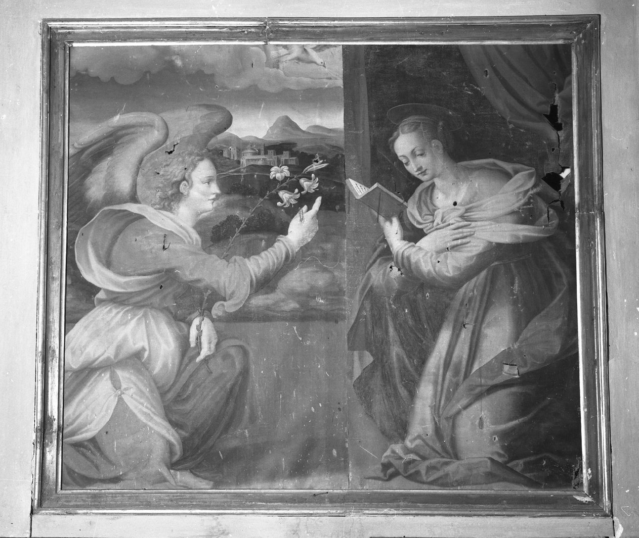 Annunciazione (dipinto) - ambito toscano (seconda metà sec. XVI)