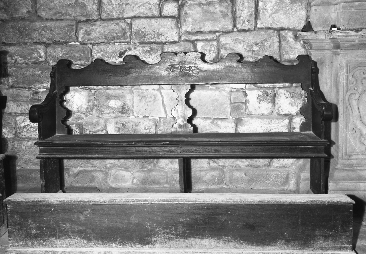 panca con inginocchiatoio - bottega tosco-umbra (sec. XVIII)