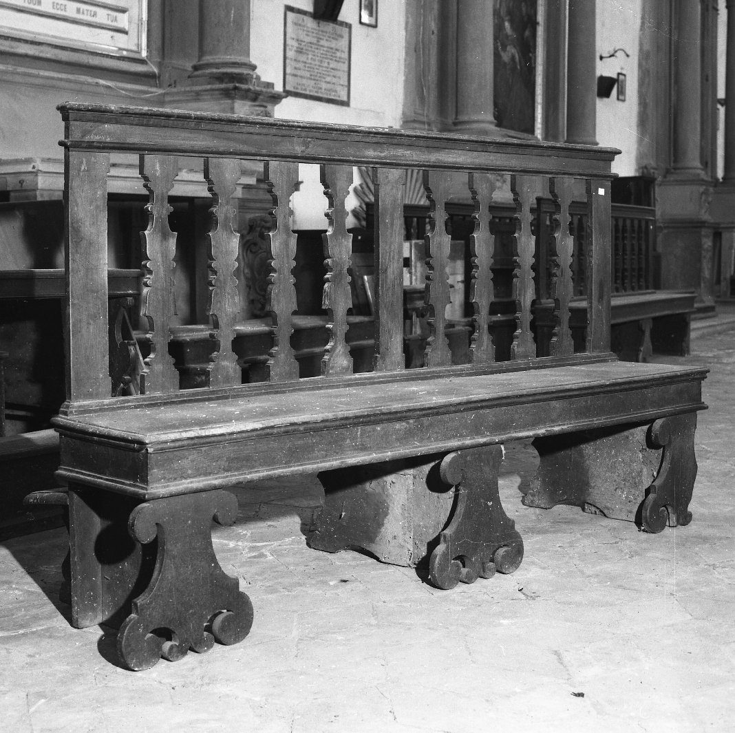 inginocchiatoio, serie - bottega toscana (sec. XVIII)