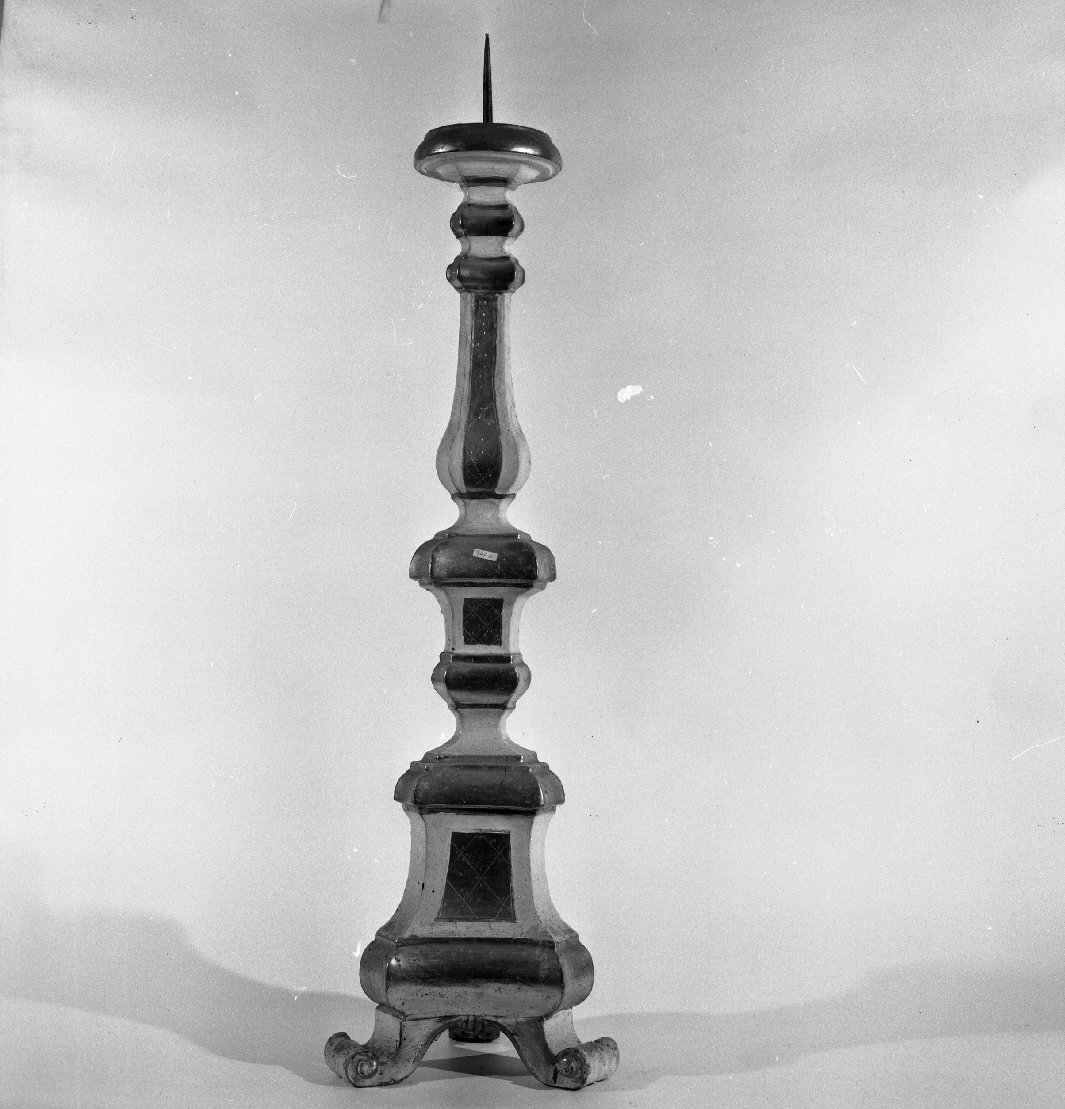 candeliere, serie - bottega toscana (seconda metà sec. XVIII)