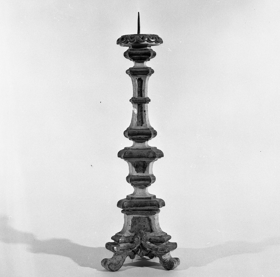 candeliere, serie - bottega toscana (seconda metà sec. XVIII)