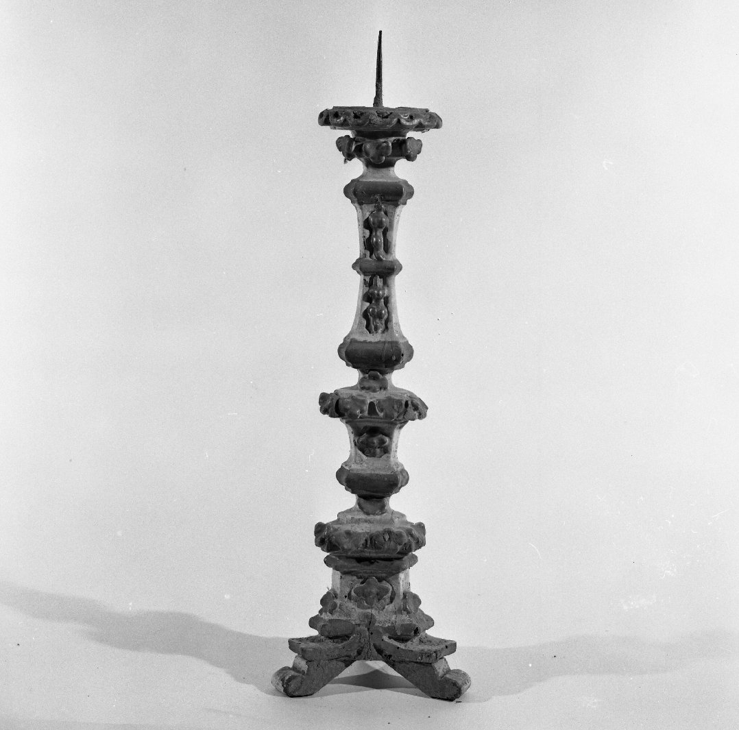 candeliere, serie - bottega toscana (seconda metà sec. XVIII)