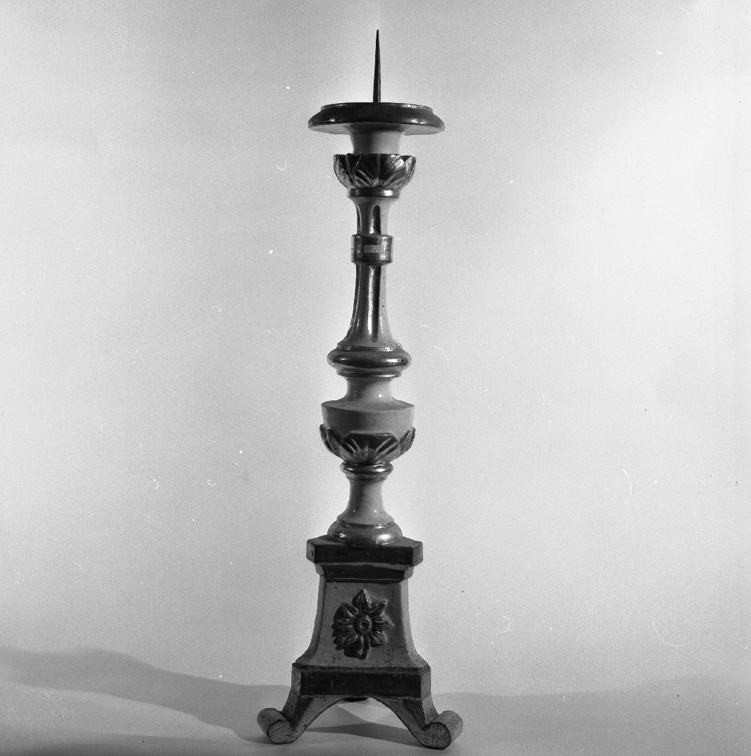 candelabro, serie - bottega toscana (prima metà sec. XIX)