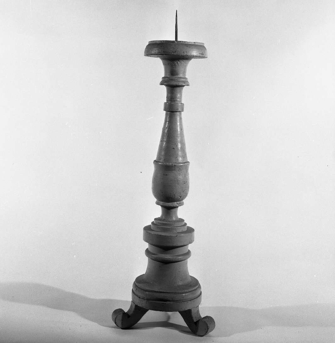 candelabro, serie - bottega toscana (fine sec. XIX)