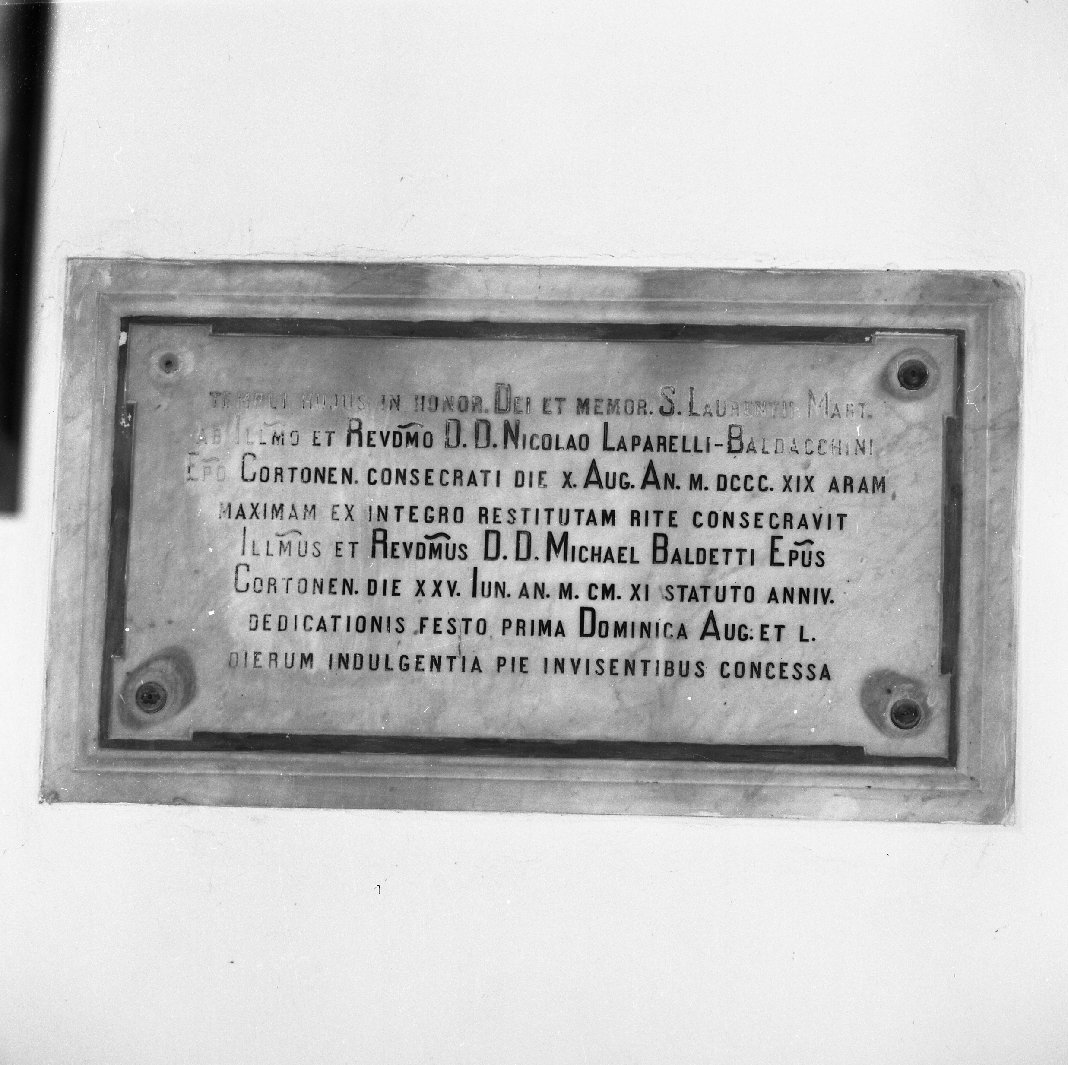 lapide - bottega toscana (sec. XIX)