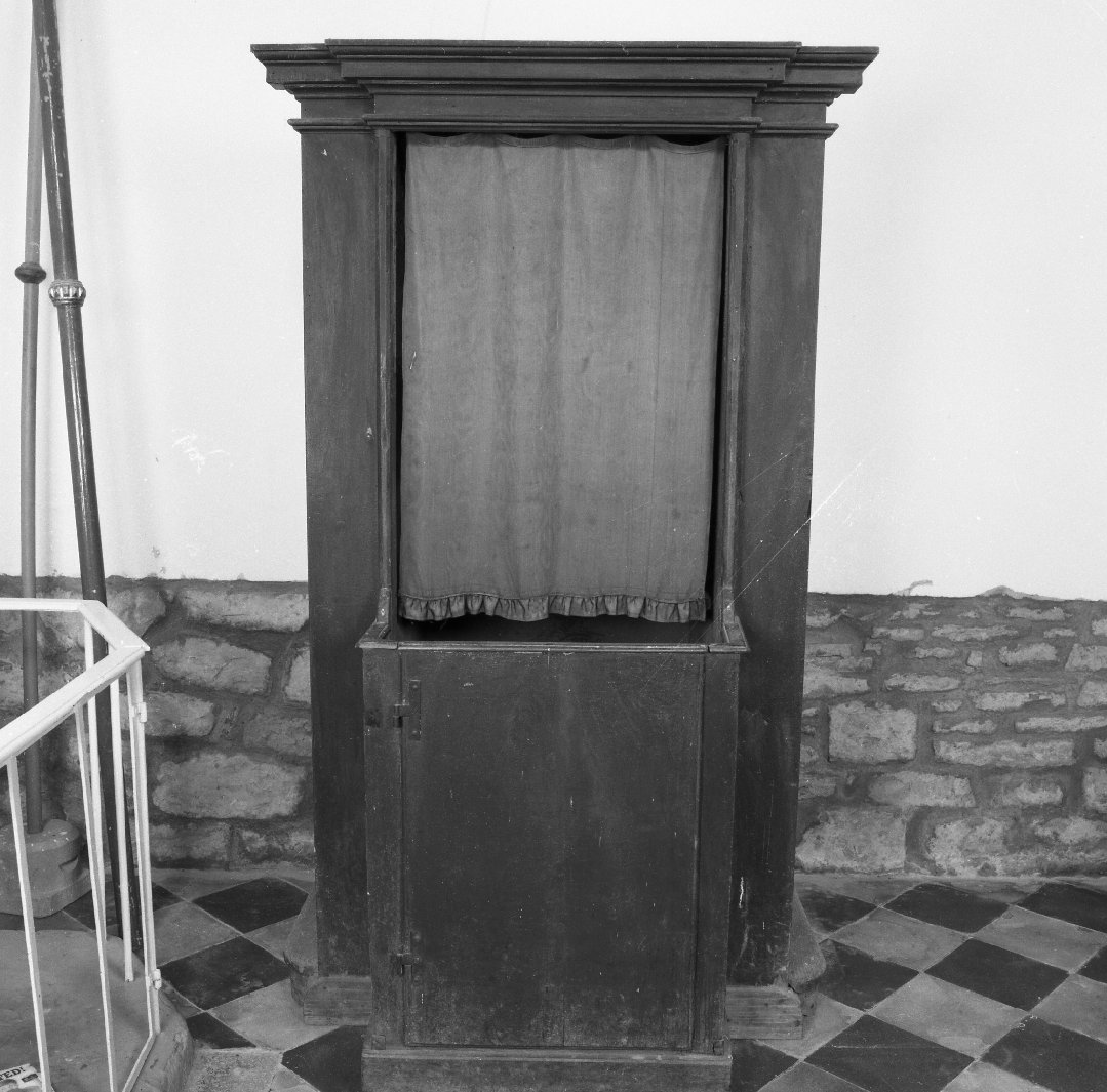 confessionale - bottega cortonese (metà sec. XIX)