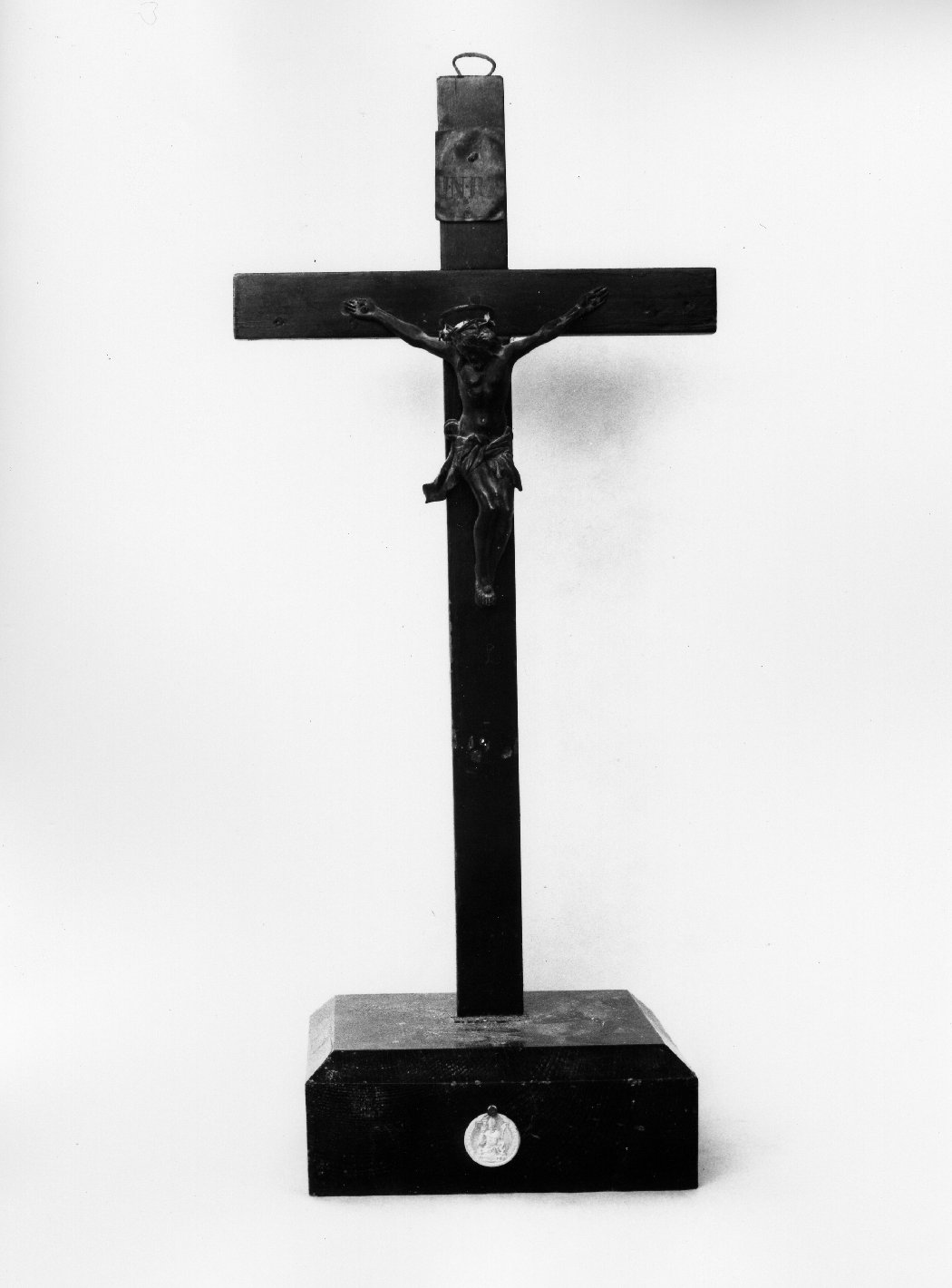 croce da tavolo - bottega toscana (fine/inizio secc. XIX/ XX)