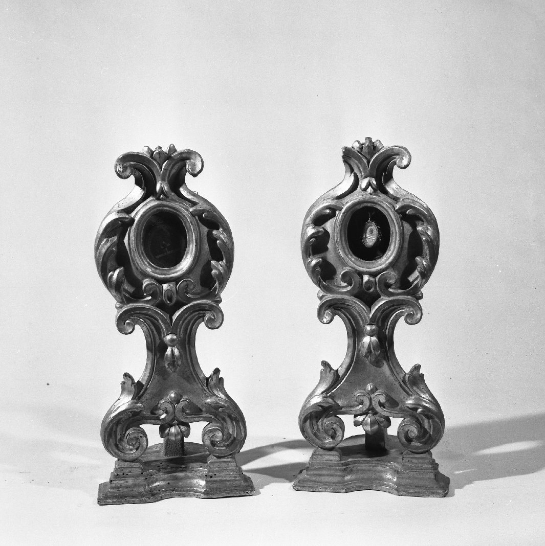 reliquiario, serie - bottega toscana (sec. XVIII)