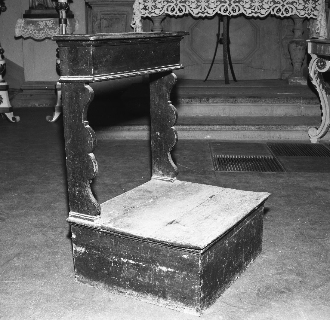 inginocchiatoio - bottega toscana (sec. XVII)