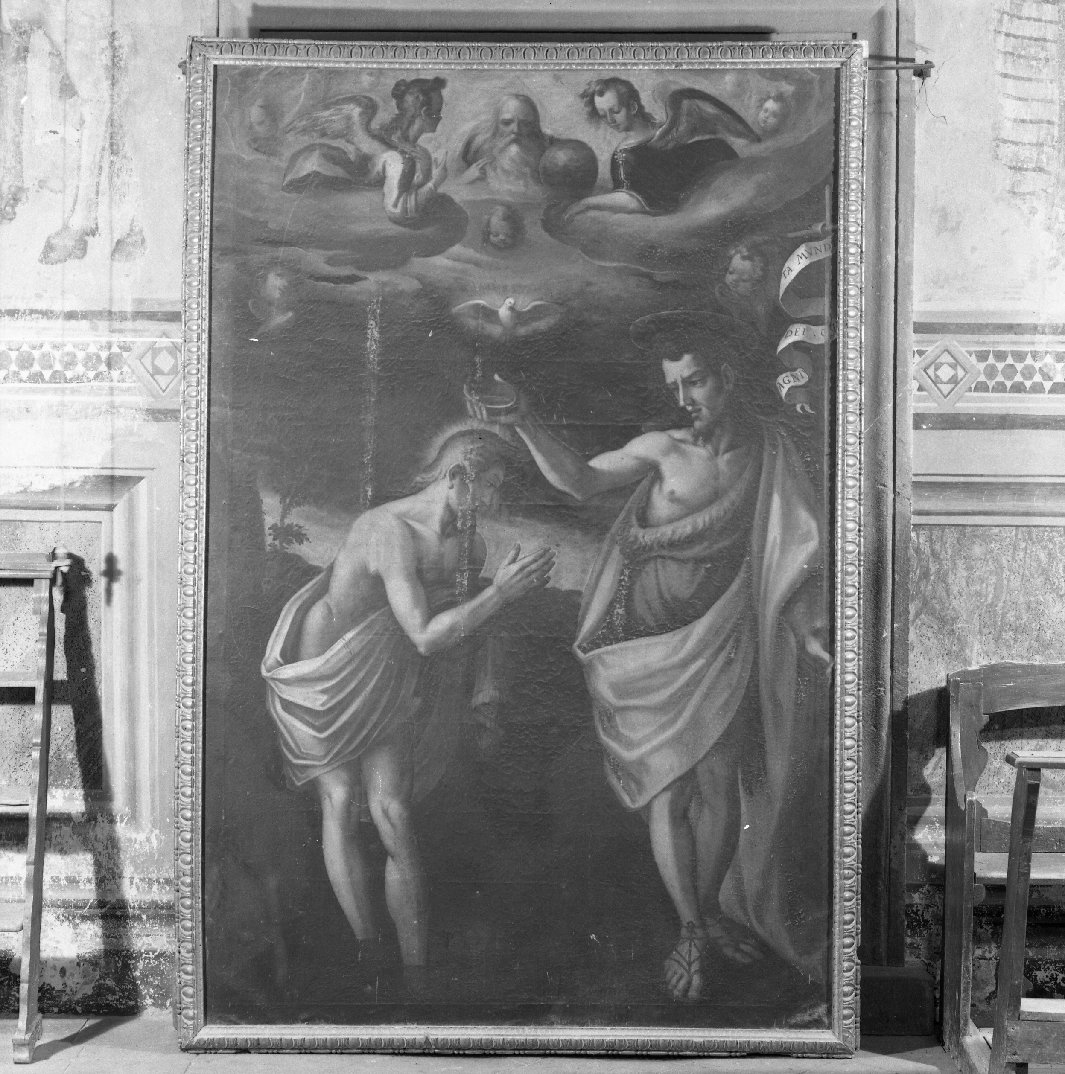 battesimo di Cristo (dipinto) - ambito toscano (inizio sec. XVII)