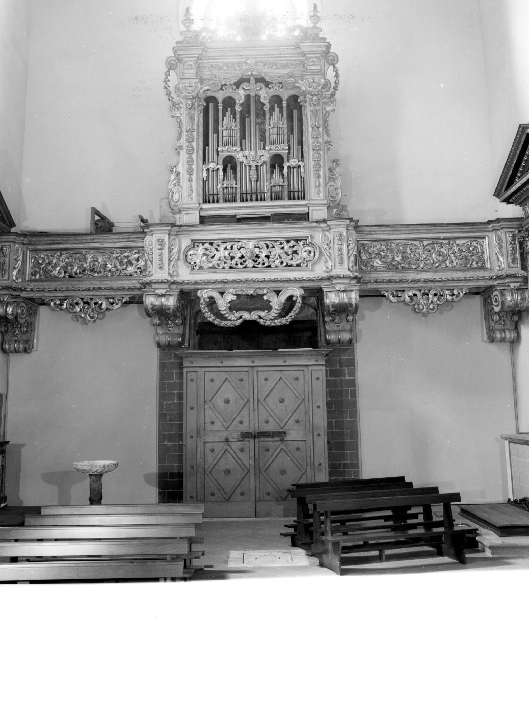 tribuna d'organo di Ciogni (sec. XVIII)