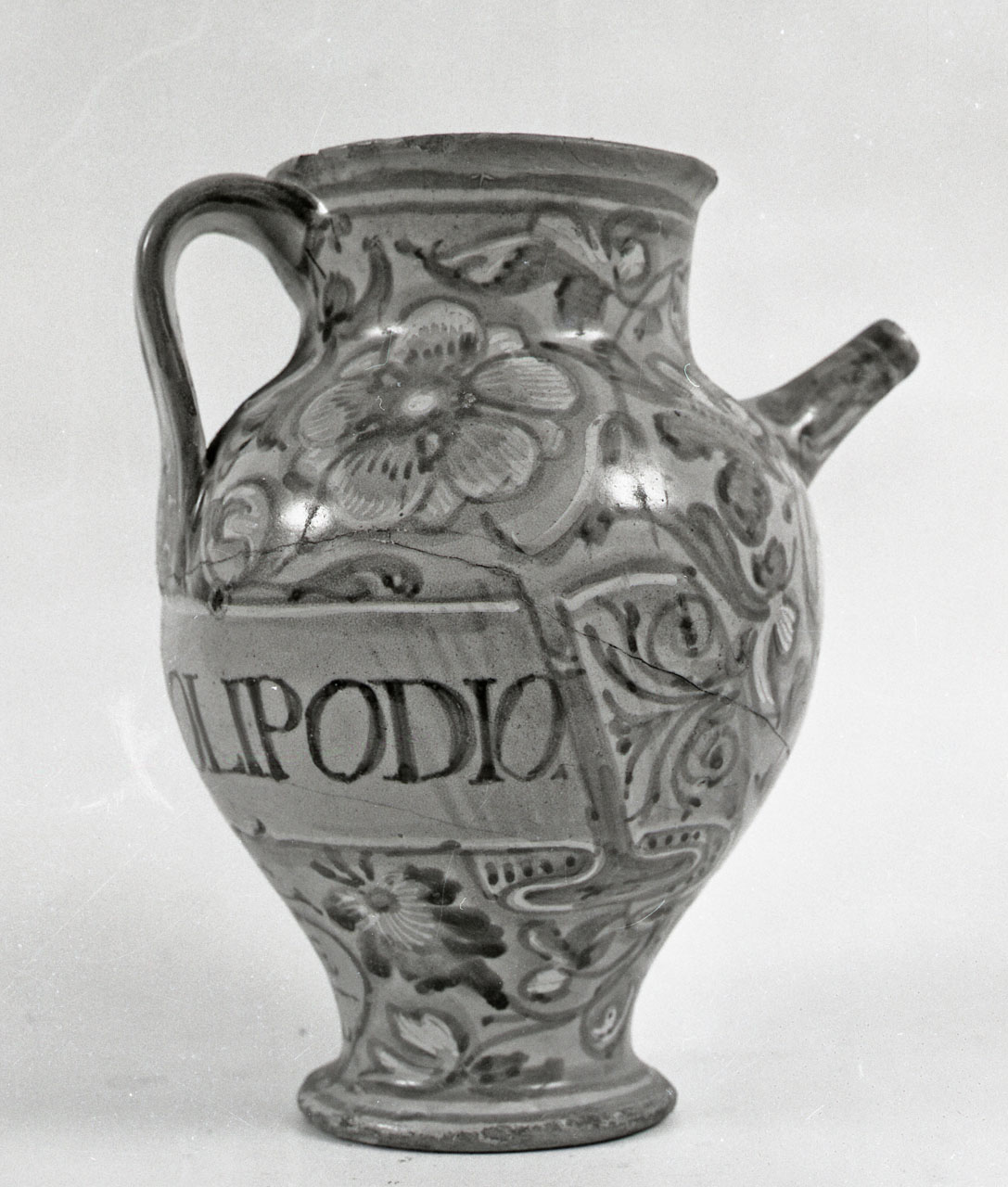 orciolo da farmacia - bottega faentina (prima metà sec. XVII)