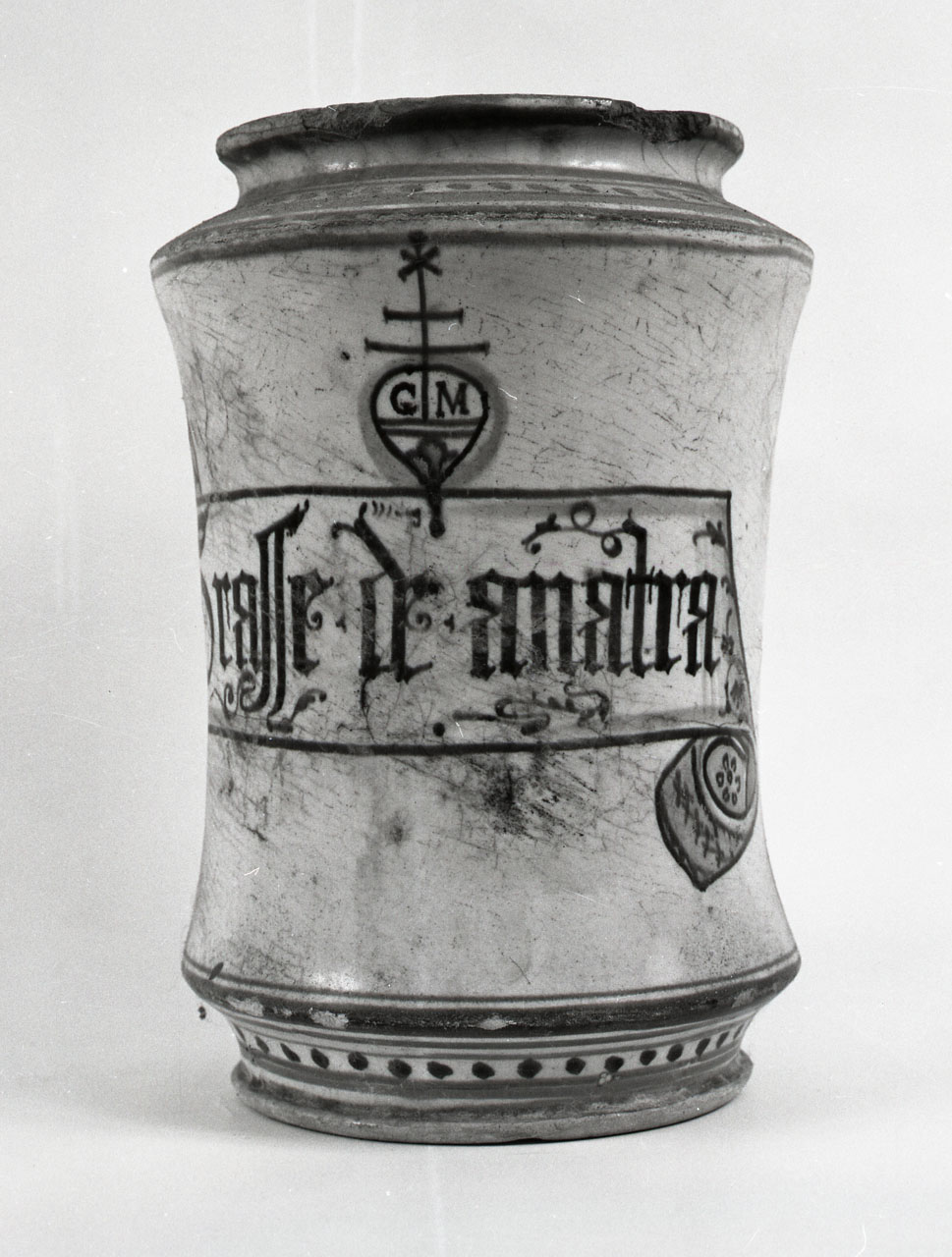 vaso da farmacia - bottega di Casteldurante (prima metà sec. XVI)