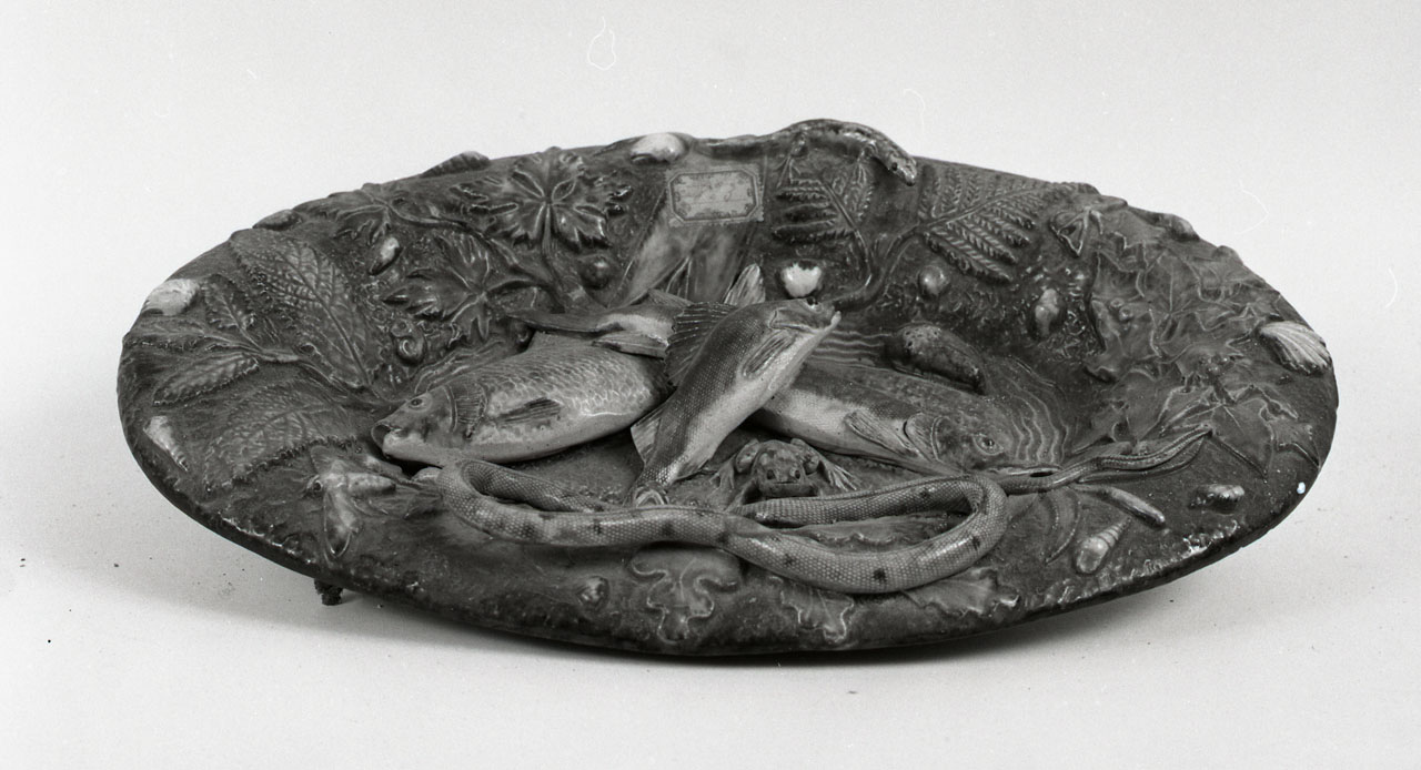 vassoio - bottega francese (metà sec. XIX)