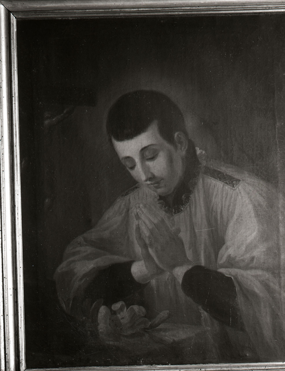 San Luigi (dipinto, opera isolata) - bottega aretina (fine sec. XVIII)