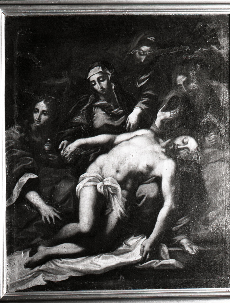 compianto sul Cristo morto (dipinto, opera isolata) - ambito toscano (sec. XVII)