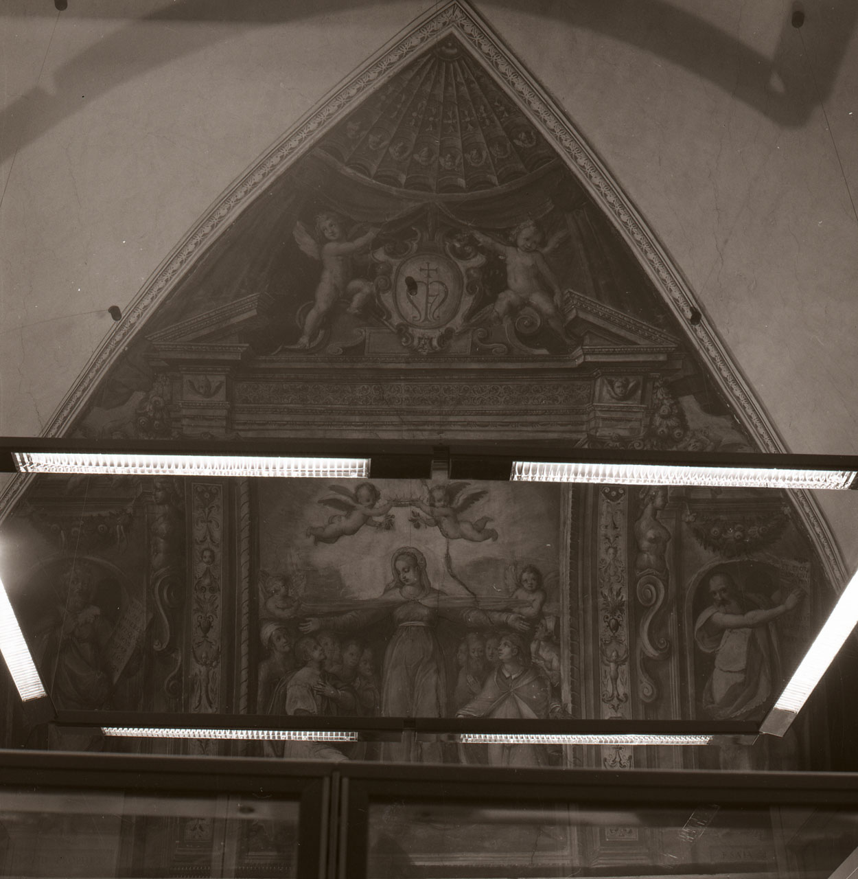 Madonna della Misericordia (dipinto, opera isolata) di Torri Teofilo (attribuito) (sec. XVII)