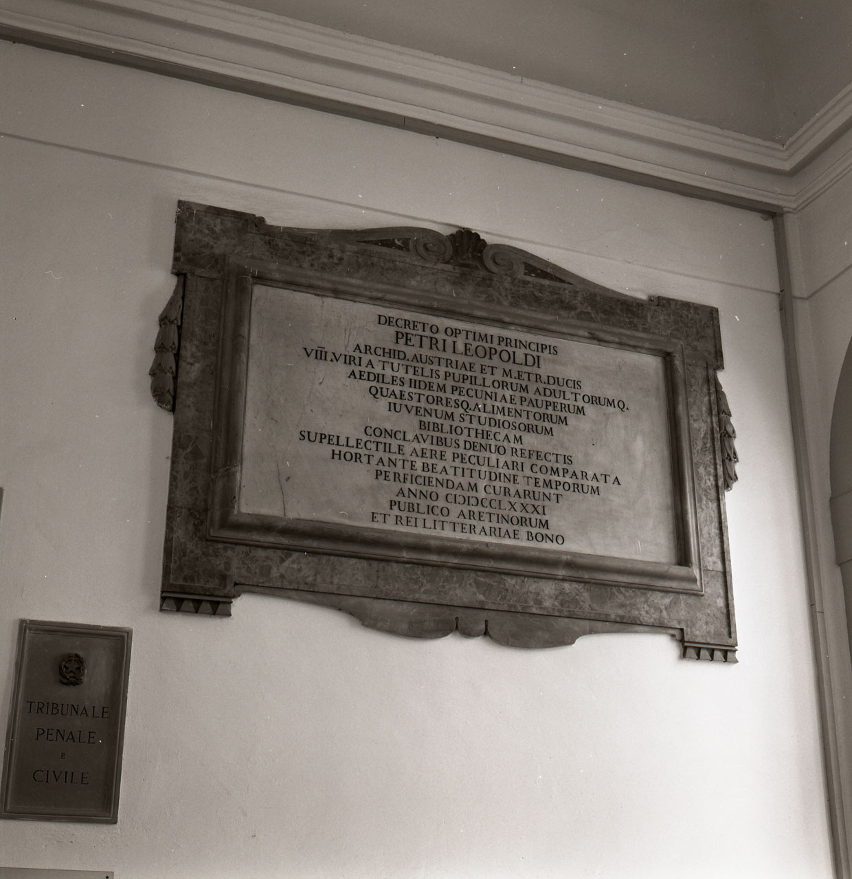 lapide, opera isolata di Socci Iacopo (attribuito) (sec. XVIII)