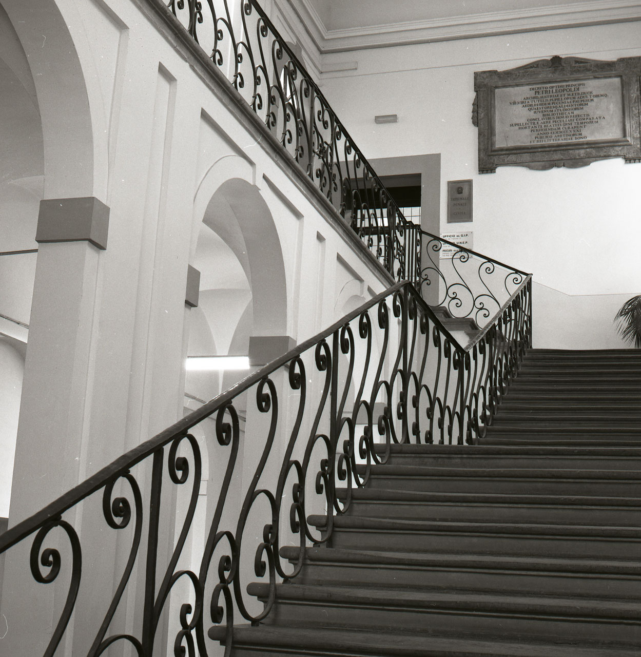 ringhiera di scala di Baratti Angelo (attribuito) (sec. XVIII)