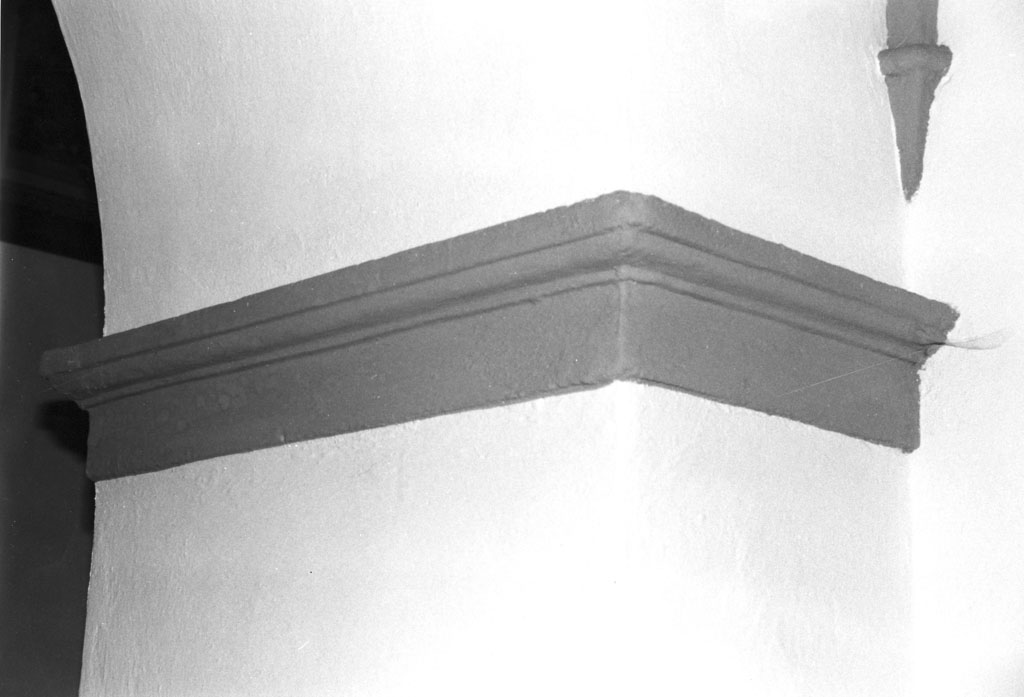 mensola - angolare, serie - bottega aretina (fine/inizio secc. XV/ XVI)