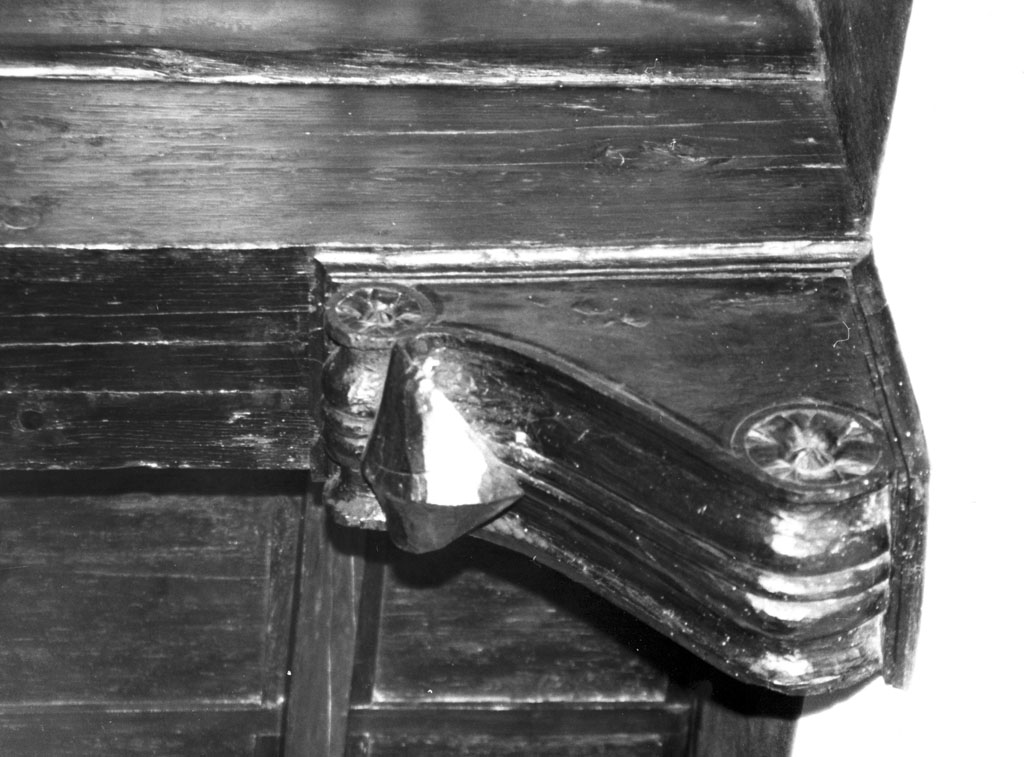 mensola, serie - bottega aretina (sec. XV)