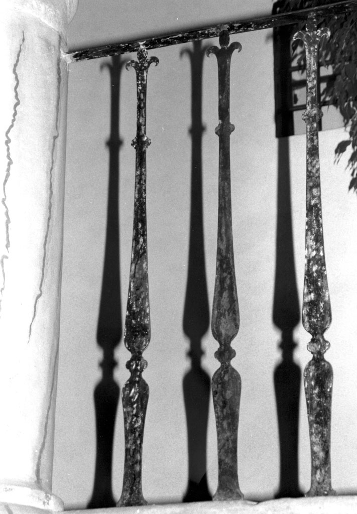 ringhiera, serie - bottega toscana (sec. XVII)