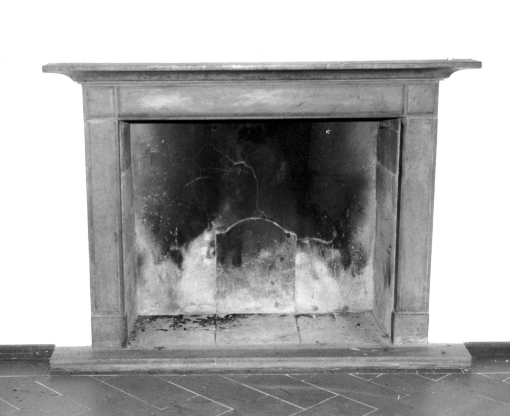 caminetto - bottega toscana (terzo quarto sec. XX)