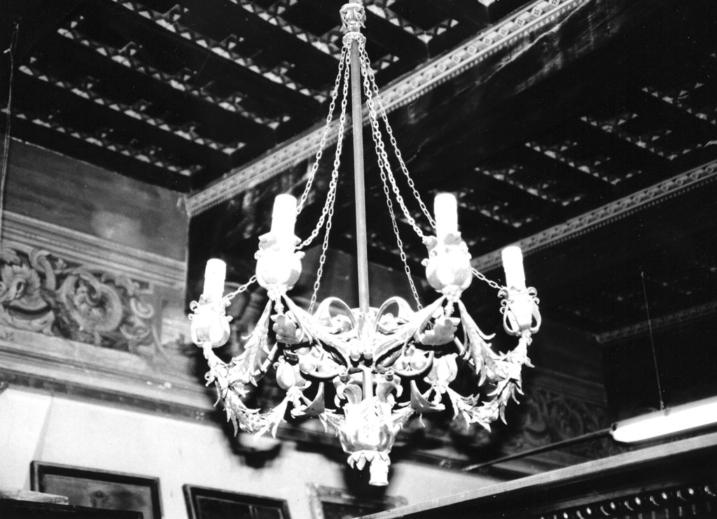 lampadario, serie - bottega aretina (sec. XX)