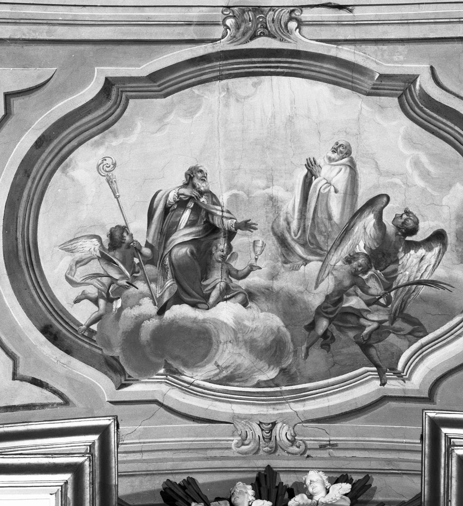 gloria dei santi Donato e Ilariano (dipinto) di Pacini Sante (attribuito) (sec. XVIII)