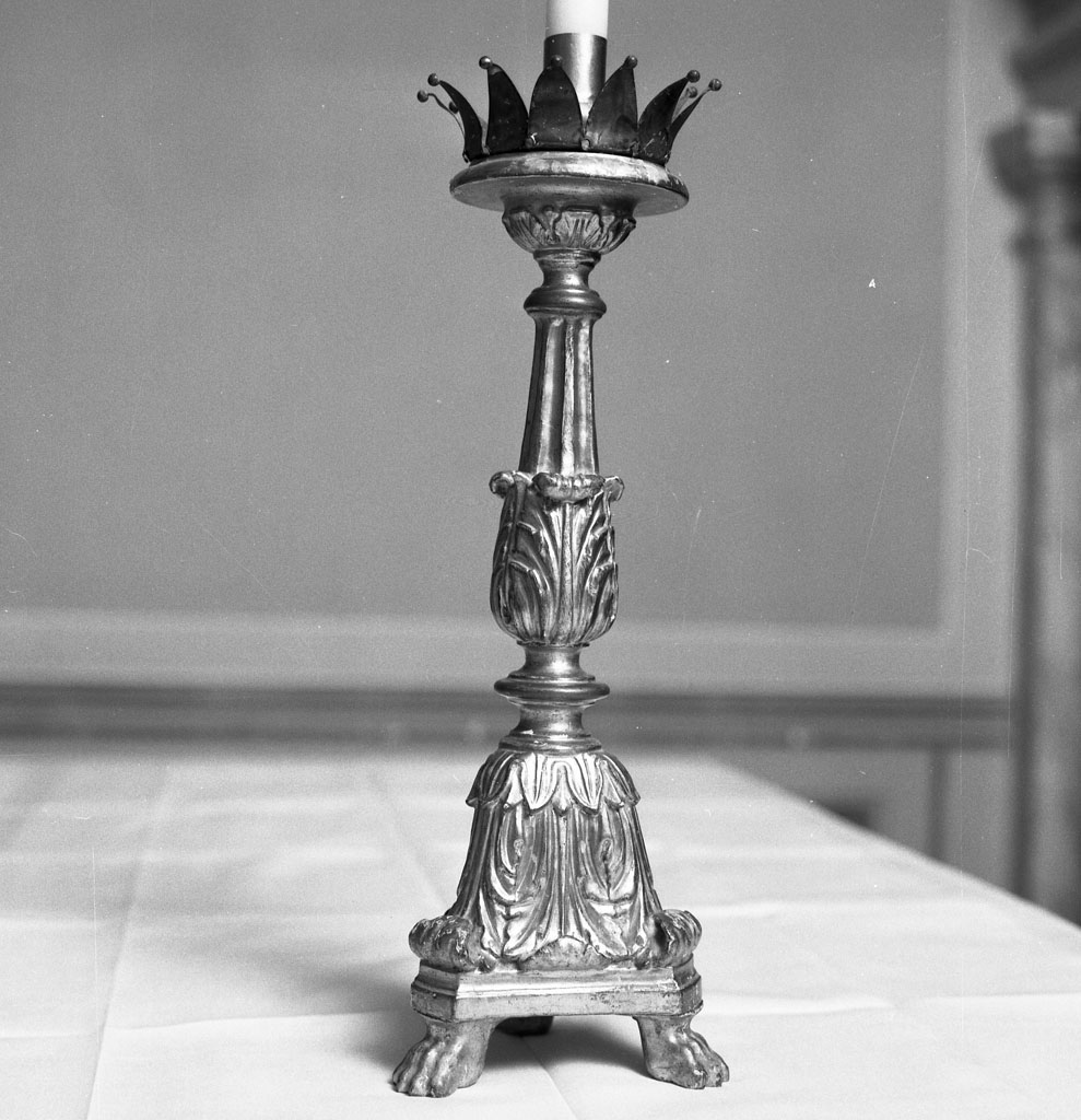 candeliere, serie - bottega toscana (prima metà sec. XIX)