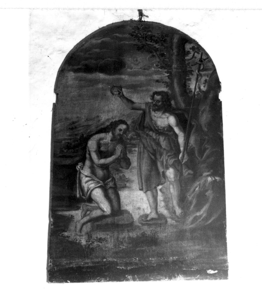 battesimo di Cristo (dipinto) - ambito toscano (fine sec. XVII)