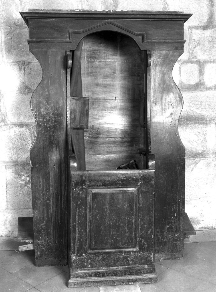 confessionale - manifattura toscana (secc. XIX/ XX)
