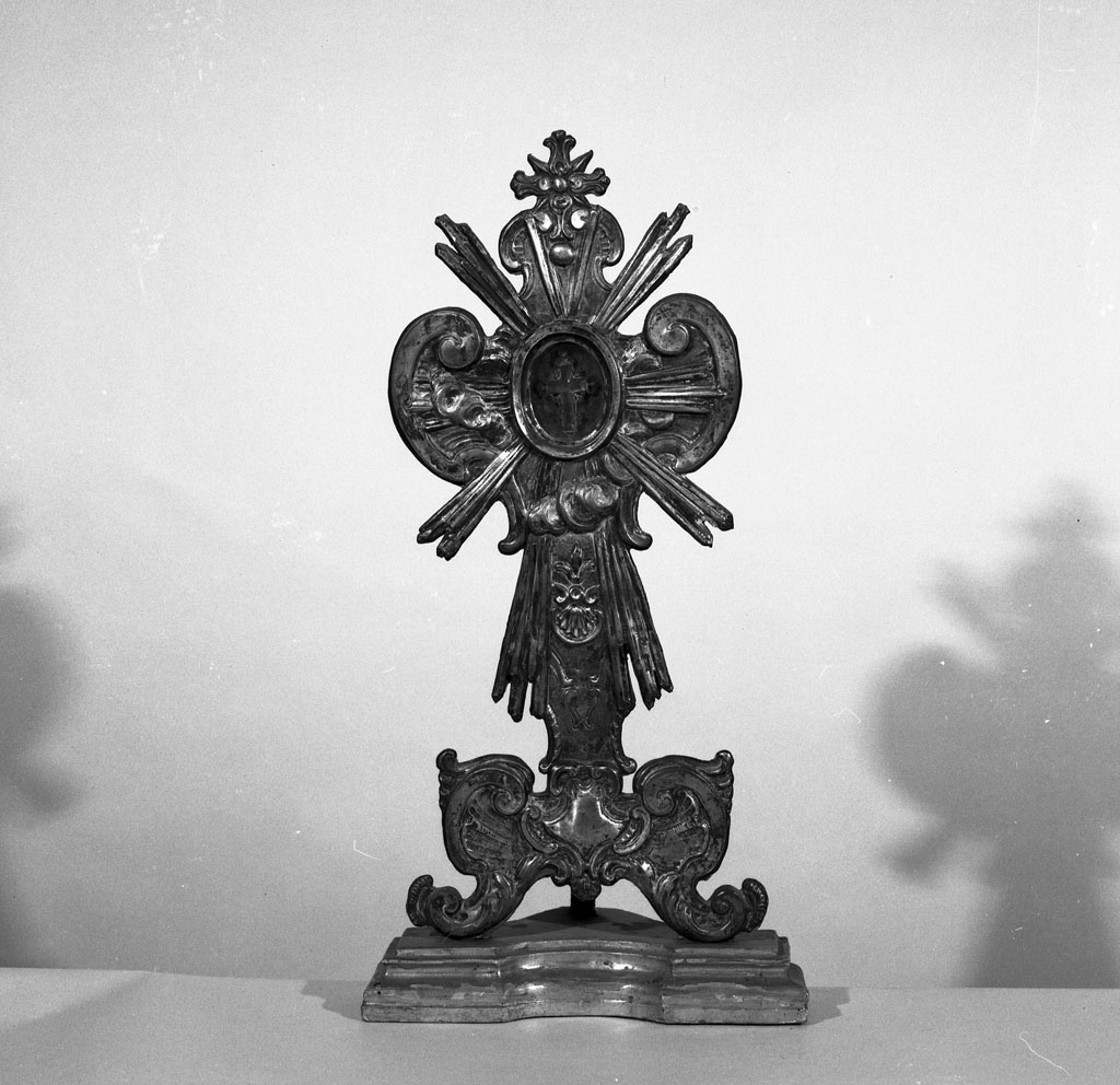 reliquiario-ostensorio - manifattura toscana (sec. XVIII)