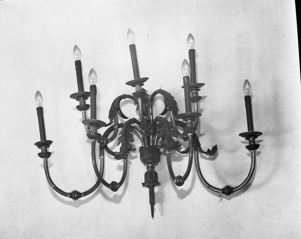 candeliere da parete - manifattura toscana (sec. XIX)