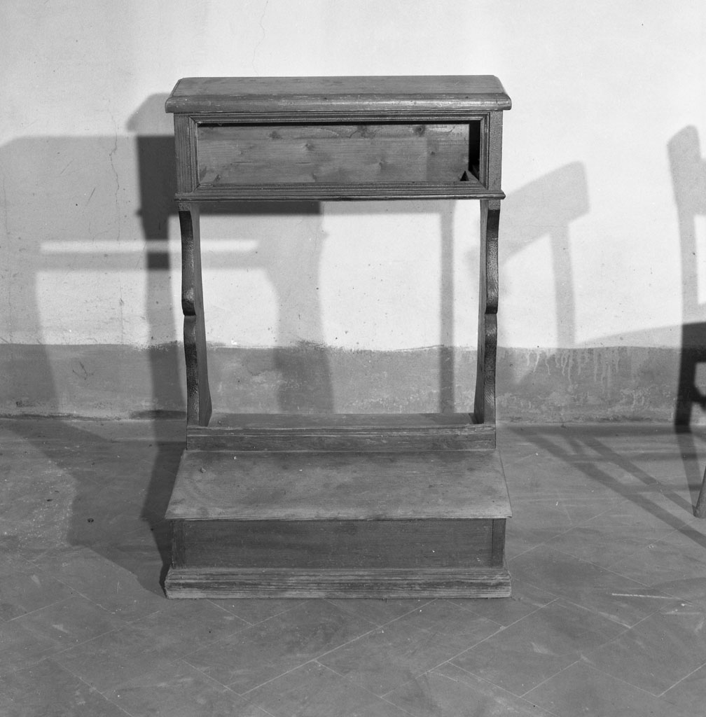 inginocchiatoio - manifattura toscana (sec. XIX)