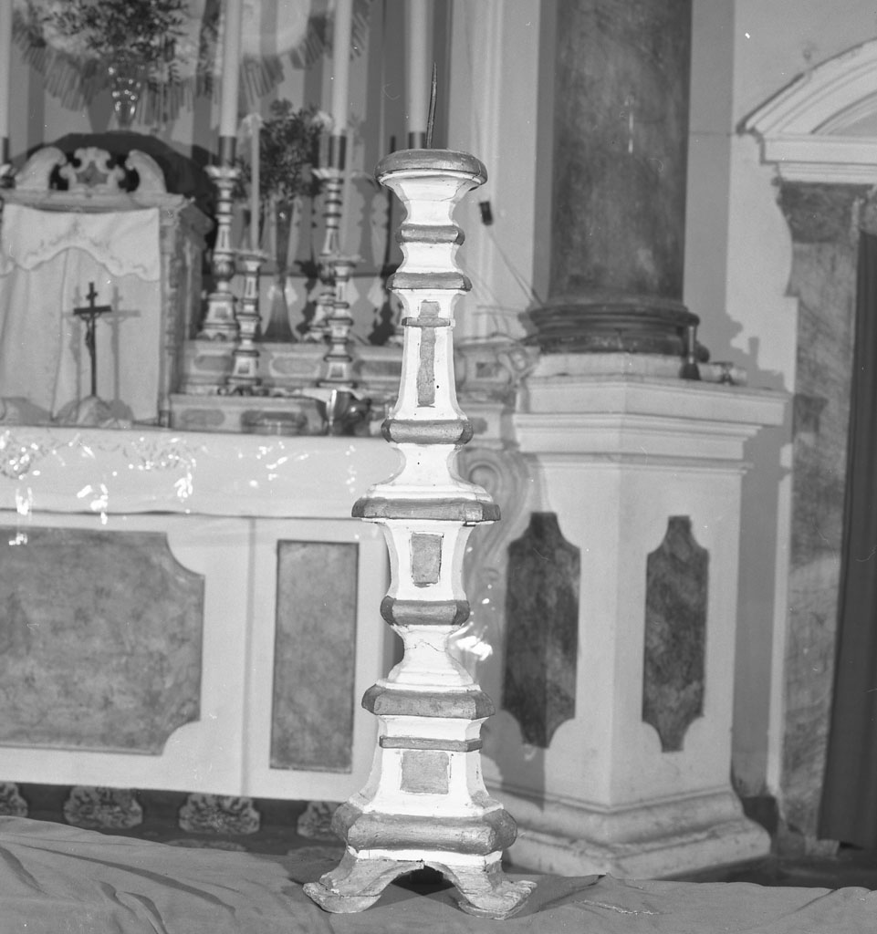 candelabro, serie - manifattura toscana (sec. XIX)