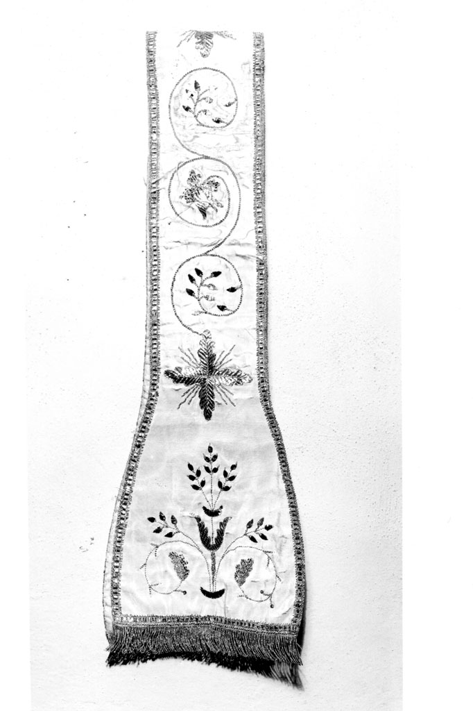 manipolo, elemento d'insieme - manifattura toscana (fine/inizio secc. XVIII/ XIX)