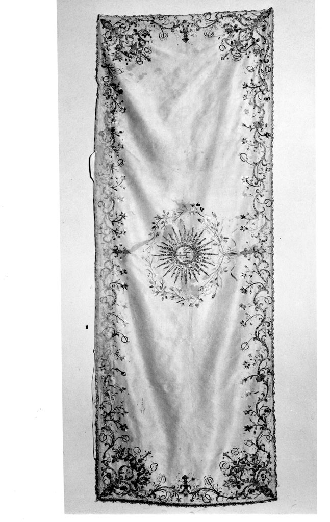 velo omerale, opera isolata - manifattura toscana (seconda metà sec. XVIII)