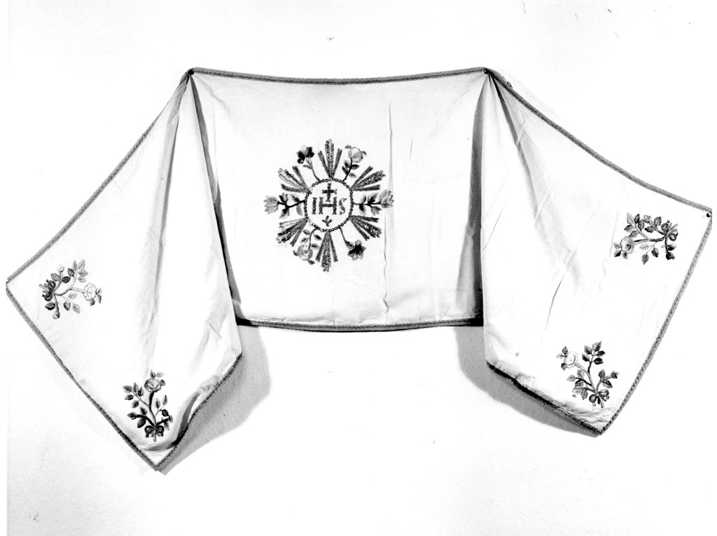 velo omerale, opera isolata - manifattura toscana (sec. XIX)