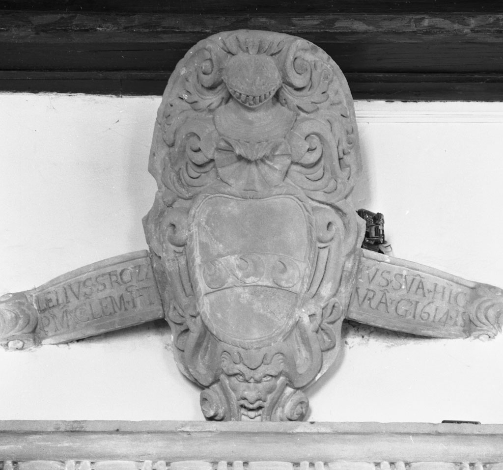 stemma comunale (rilievo) - bottega toscana (sec. XVII)