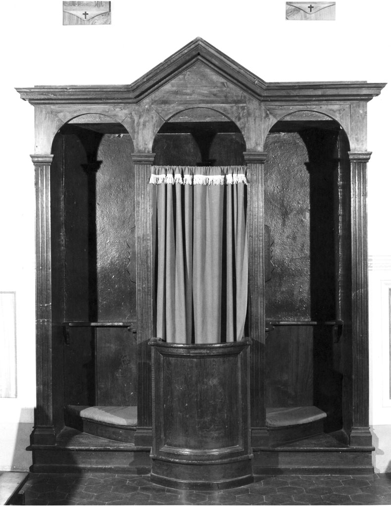 confessionale, serie di Cappelletti Giulio (attribuito) (sec. XX)