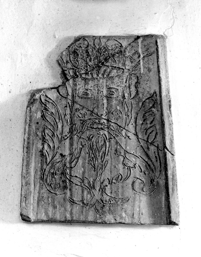 Cristo re (formella) - ambito toscano (sec. XIII)