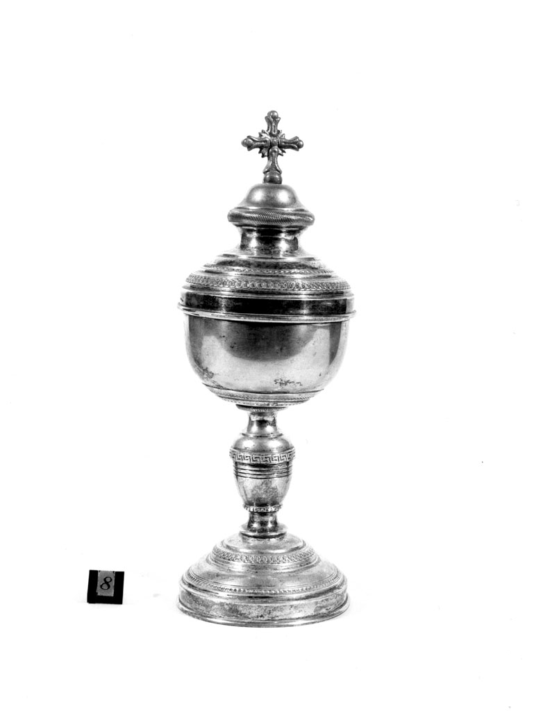 pisside, opera isolata - manifattura toscana (sec. XIX)