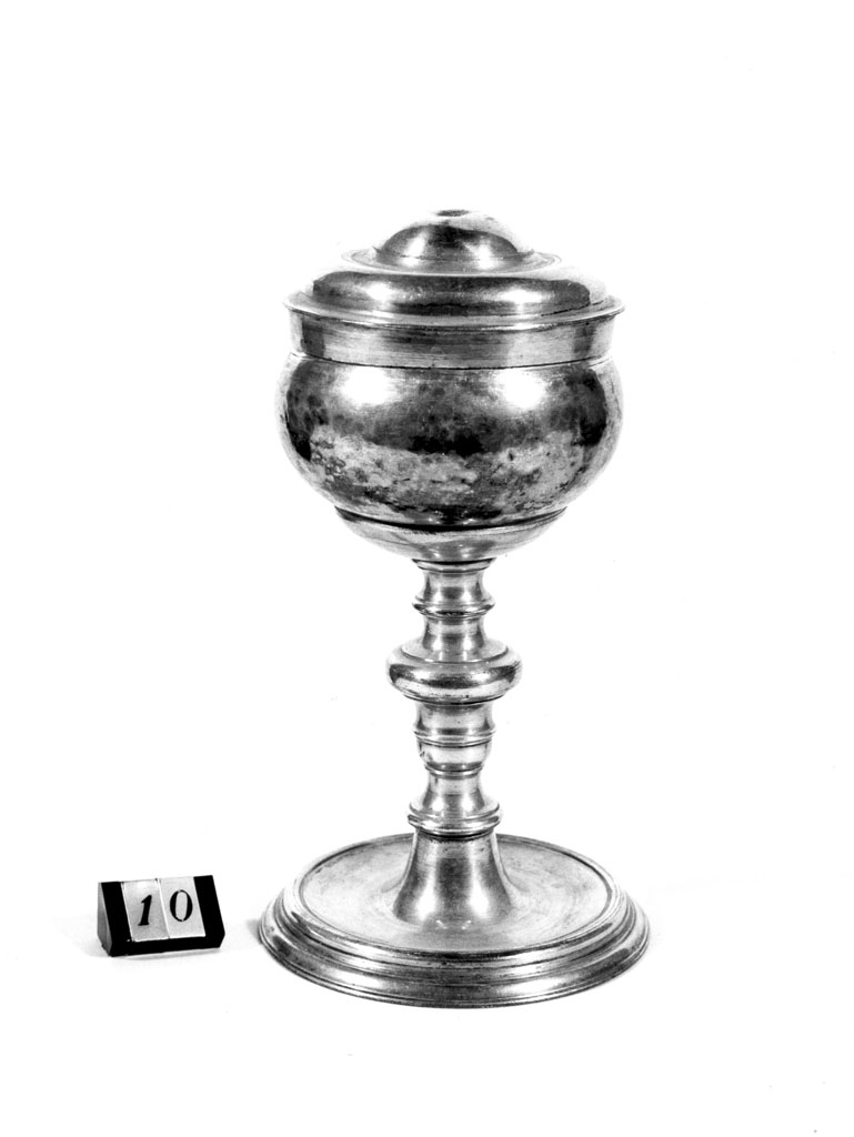 pisside, opera isolata - manifattura toscana (sec. XIX)