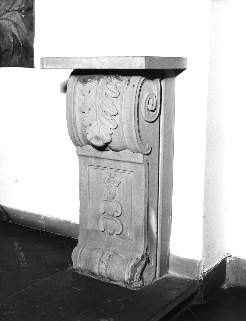 pilastrino, serie - manifattura toscana (sec. XVII)