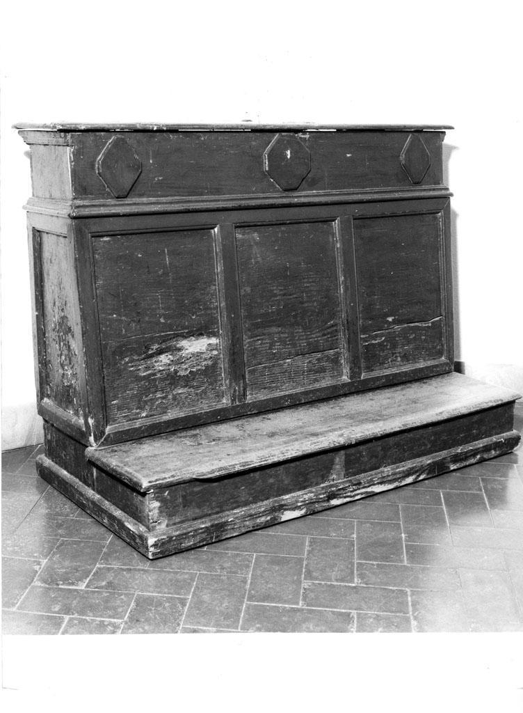 inginocchiatoio, opera isolata - manifattura toscana (sec. XIX)