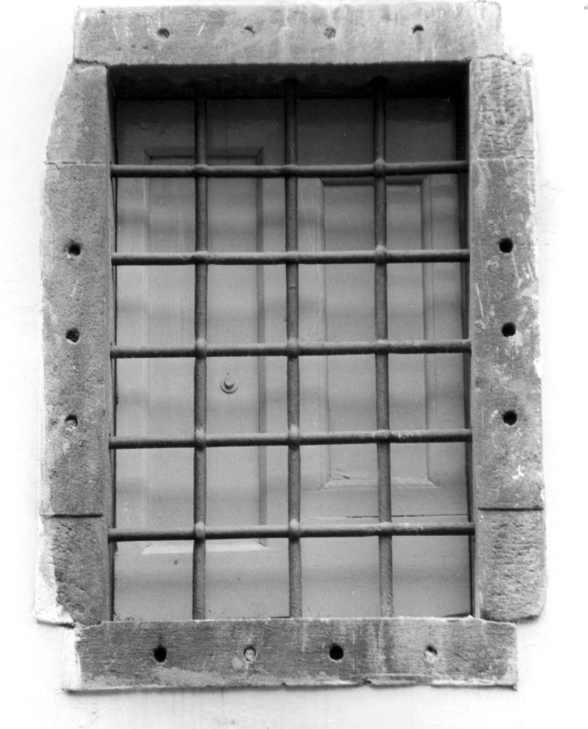 mostra di finestra - bottega toscana (fine/inizio secc. XVII/ XVIII)